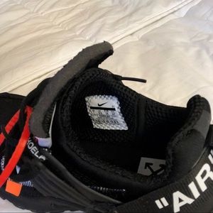 Off-White Shoes - Off White Black Presto Off-White Shoes - Off White Black Presto